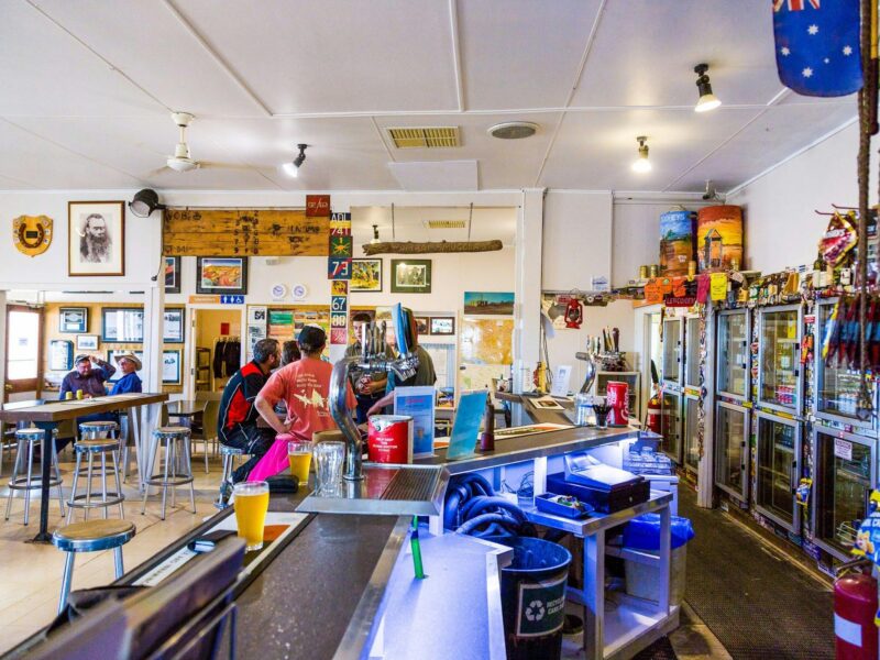 Front bar at The Innamincka Hotel