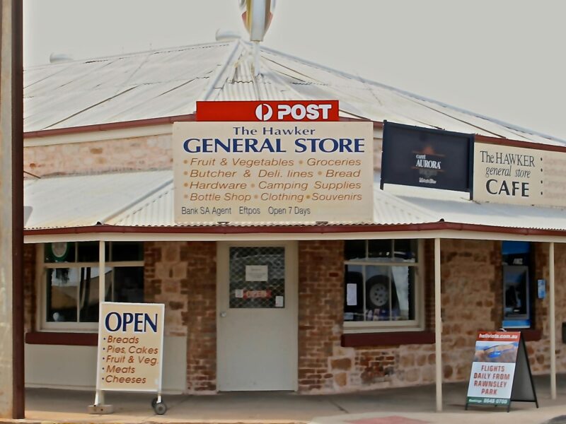 Our old corner shop front