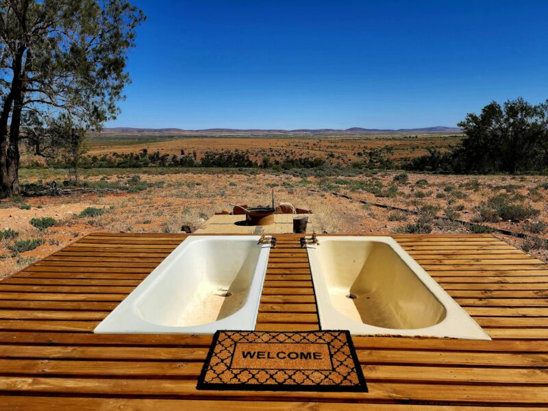 Outdoor baths