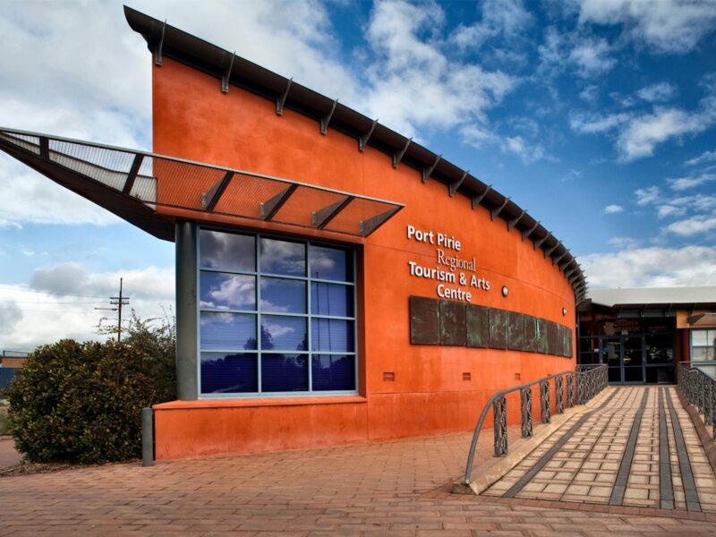 ATDW Port Pirie Visitor Information Centre.jpeg Port Pirie Visitor Information Centre exterior
