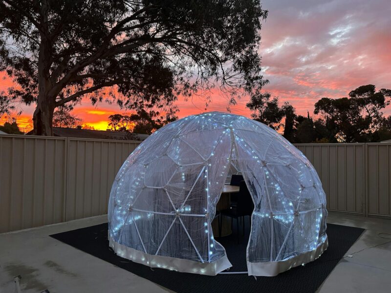 ATDW Little Blessings Brewing Sky Dome.jpeg Sunset at the Sky Dome