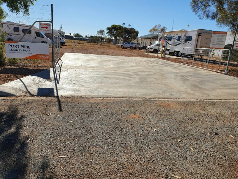 ATDW CMCA RV Park Port Pirie.jpeg Entrance to RV park from carpark