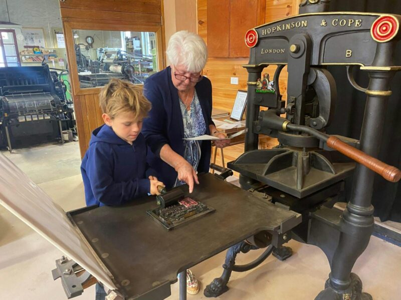 Mary with workshop participant