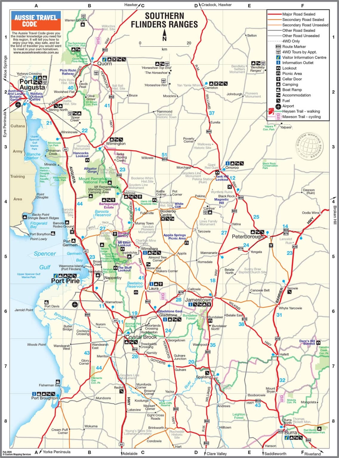 Maps | Flinders Ranges and Outback