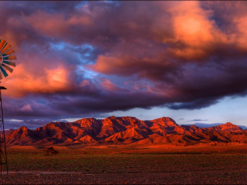 Merna Mora Station sunset